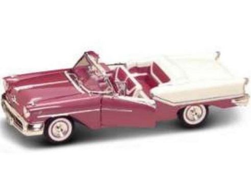 LUCKY DIE CAST LDC92758P OLDSMOBILE SUPER 88 CONVERTIBLE PINK/WHITE 1:18 Modellino