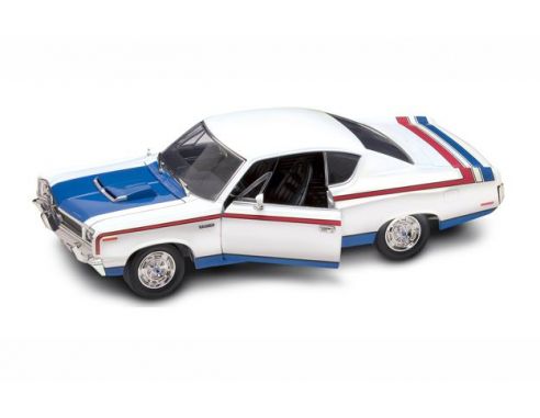 Hot Wheels LDC92778WH AMC REBEL 1970 WHITE 1:18 Modellino