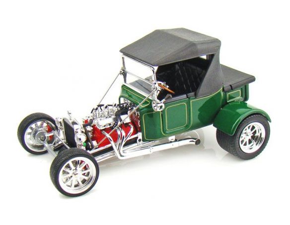 Hot Wheels LDC92829GR FORD MODEL T 1925 W/HARDTOP GREEN 1:18 Modellino