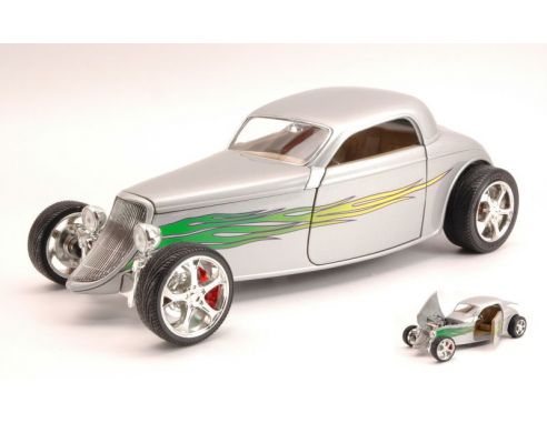 LUCKY DIE CAST LDC92839S FORD COUPE  1933 SILVER 1:18 Modellino