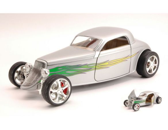 LUCKY DIE CAST LDC92839S FORD COUPE  1933 SILVER 1:18 Modellino