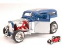 Hot Wheels LDC92849W FORD MODEL A 1931 WHITE/BLUE 1:18 Modellino