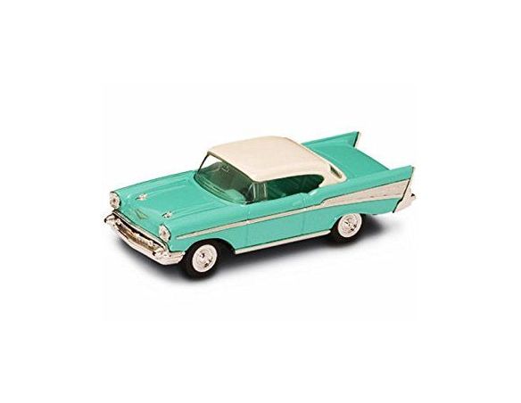 Hot Wheels LDC94201T CHEVROLET BEL AIR 1957 TURQOISE 1:43 Modellino