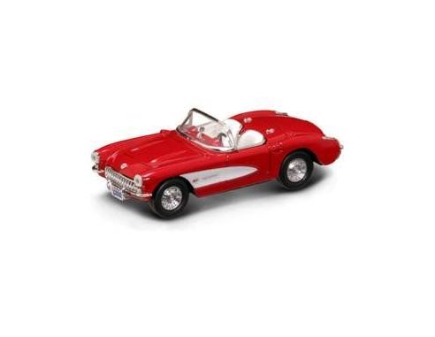 LUCKY DIE CAST LDC94209R CHEVROLET CORVETTE 1957 RED 1:43 Modellino