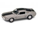 LUCKY DIE CAST LDC94214GY SHELBY GT-500KR 1968 GREY W/BLACK STRIPES (ELEANOR COLOURS) 1:43 Modellino
