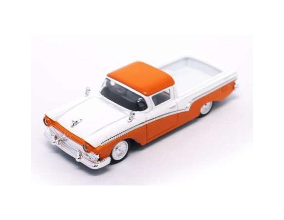 LUCKY DIE CAST LDC94215OR FORD RANCHERO 1957 ORANGE/WHITE 1:43 Modellino