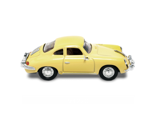 LUCKY DIE CAST LDC94220CR PORSCHE 356 1956 LIGHT YELLOW 1:43 Modellino