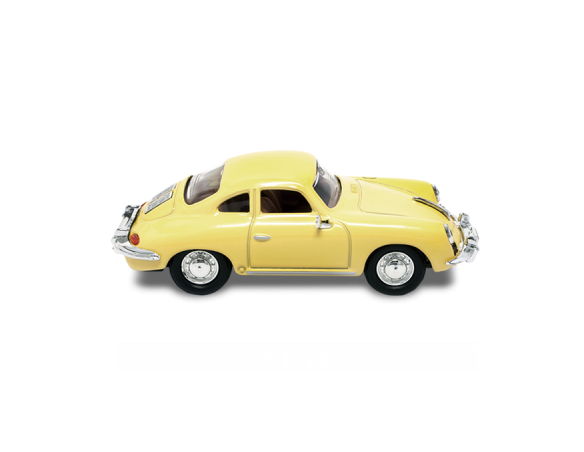 LUCKY DIE CAST LDC94220CR PORSCHE 356 1956 LIGHT YELLOW 1:43 Modellino