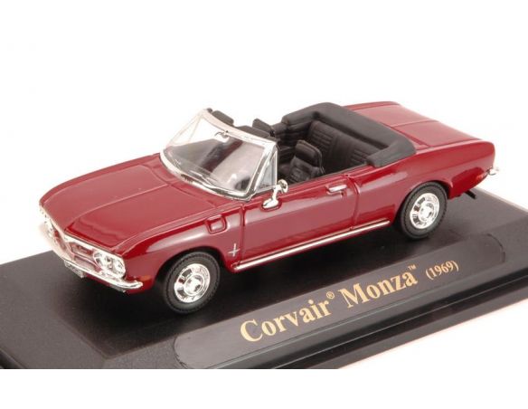 LUCKY DIE CAST LDC94241AM CORVAIR MONZA CONVERTIBLE 1969 AMARANT 1:43 Modellino