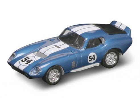 Hot Wheels LDC94242BW SHELBY COBRA DAYTONA COUPE' 1965 N.54 BLUE/WHITE 1:43 Modellino