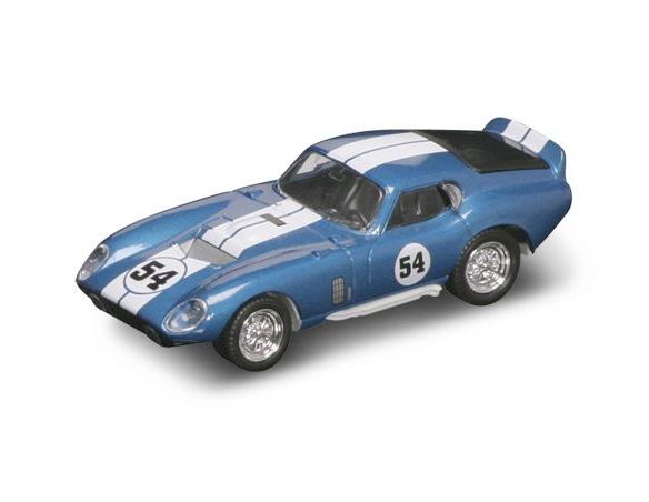 Hot Wheels LDC94242BW SHELBY COBRA DAYTONA COUPE' 1965 N.54 BLUE/WHITE 1:43 Modellino