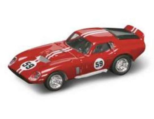 LUCKY DIE CAST LDC94242R SHELBY COBRA DAYTONA COUPE  1965 N.59 RED/WHITE 1:43 Modellino