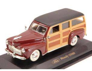 LUCKY DIE CAST LDC94251AM FORD WOODY HARD TOP 1948 AMARANT 1:43 Modellino