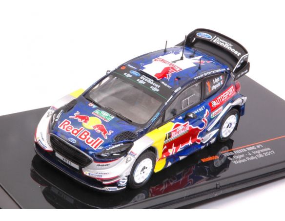 Ixo model RAM655 FORD FIESTA WRC N.1 3rd RALLY WALES GB 2017 OGIER-INGRASSIA 1:43 Modellino