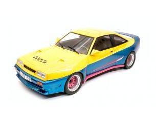 MODELCARGROUP MCG18095 OPEL MANTA B MATTING YELLOW/BLUE 1:18 Modellino
