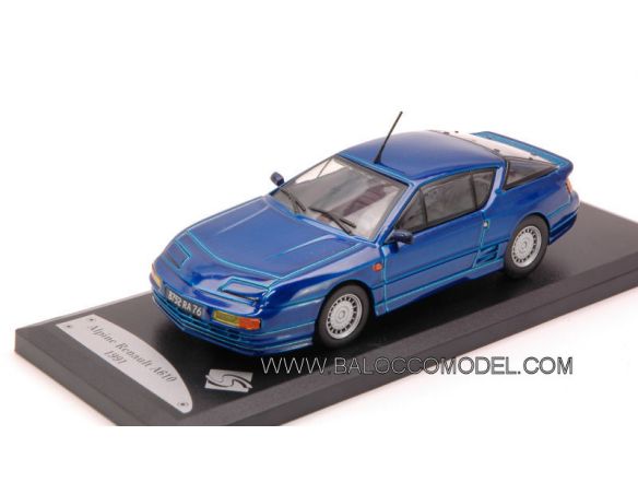 Solido SL143209 ALPINE A 610 1991 BLUE 1:43 Modellino
