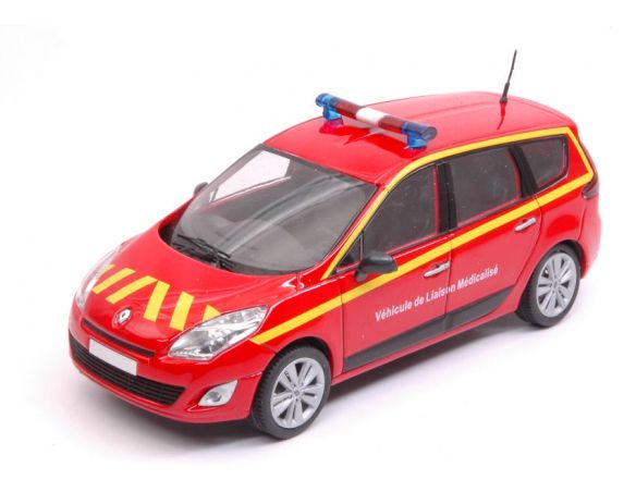 Solido SL150139 RENAULT GRAND SCENIC VLM 2009 POMPIERS 1:50 Modellino