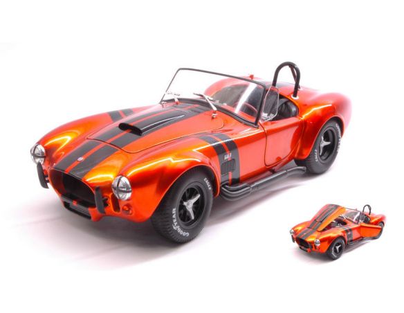 Solido SL1850016 AC COBRA 427 MKII 1965 METALLIC ORANGE/BLACK 1:18 Modellino