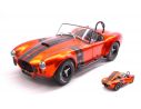 Solido SL1850016 AC COBRA 427 MKII 1965 METALLIC ORANGE/BLACK 1:18 Modellino