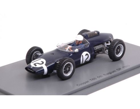 Spark Model S4804 COOPER T60 J.BONNIER 1963 N.12 5th BELGIAN GP 1:43 Modellino
