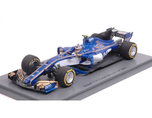 Spark Model S5033 SAUBER F1 C36 P.WEHRLEIN 2017 N.94 13th BAHRAIN GP 1:43 Modellino