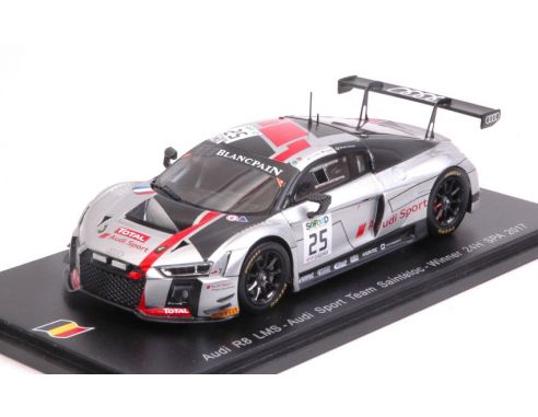 Spark Model SB138 AUDI R8 N.25 WINNER 24H SPA 2017 HAASE-GOUNON-WINKELHOCK 1:43 Modellino