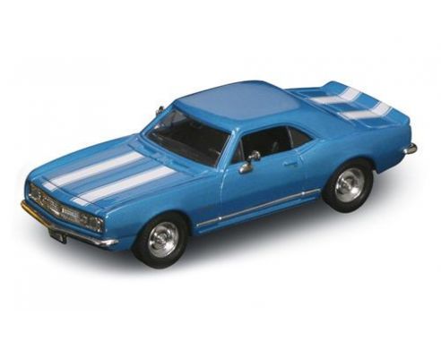 Yat Ming YM94216B CHEVROLET CAMARO Z-28 1967 BLUE W/WHITE STRIPES 1:43 Modellino