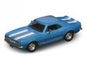 Yat Ming YM94216B CHEVROLET CAMARO Z-28 1967 BLUE W/WHITE STRIPES 1:43 Modellino