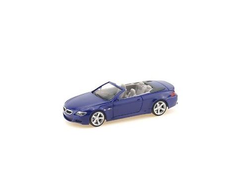 HERPA 23658 BMW M6 COVERTIBLE BLU 1:87 Modellino