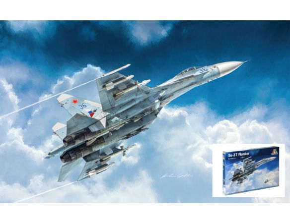 Italeri IT1413 SU-27 FLANKER KIT 1:72 Modellino