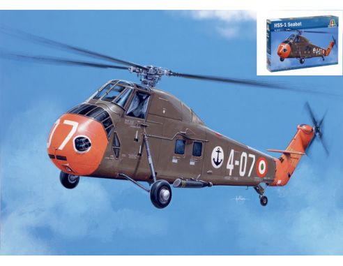 Italeri IT1417 ELICOTTERO HSS-1 SEABAT KIT 1:72 Modellino