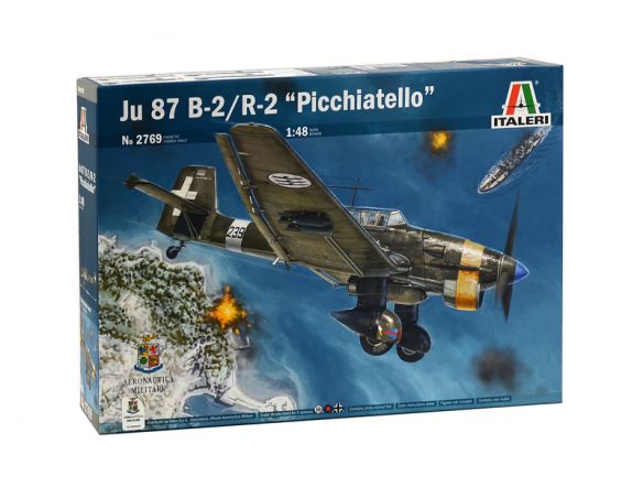 Italeri IT2769 JU 87 B-2/R-2 STUKA PICCHIATELLO KIT 1:48 Modellino