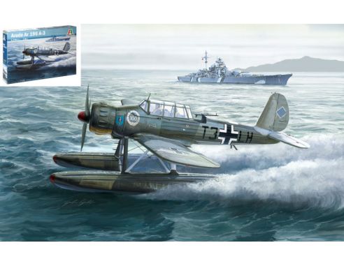Italeri IT2784 ARADO AR 196A GERMAN BATTLESHIP KIT 1:48 Modellino