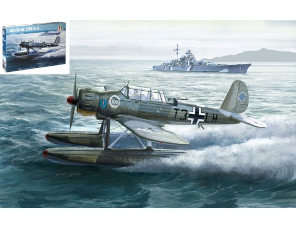 Italeri IT2784 ARADO AR 196A GERMAN BATTLESHIP KIT 1:48 Modellino