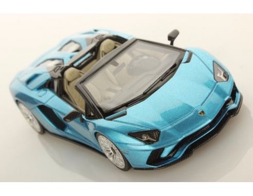 Looksmart LS482A LAMBORGHINI AVENTADOR S ROADSTER BLU AEGIR 1:43 Modellino
