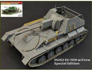 Miniart MIN35262 SU-76M W/CREW SPECIAL EDITION KIT 1:35 Modellino