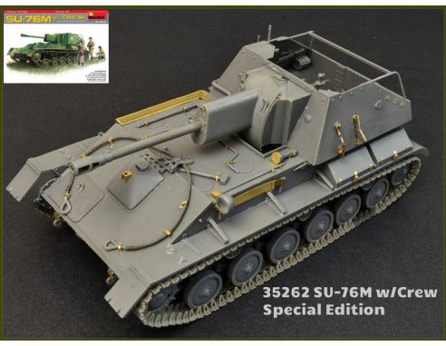 Miniart MIN35262 SU-76M W/CREW SPECIAL EDITION KIT 1:35 Modellino