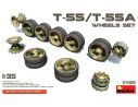 Miniart MIN37058 T-55/T-55A WHEELS SET KIT 1:35 Modellino