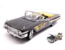 Motormax MTM79009BK CHEVROLET IMPALA CUSTOM HOT ROD WITH NEW RIMS BLACK 1:18 Modellino