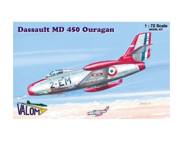 VALOM 72059 DASSAULT MD 450 OURAGAN 1:72 Kit Modellino