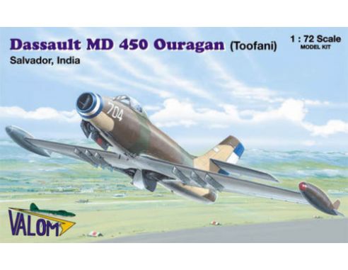VALOM 72068 DASSAULT MD 450 OURAGAN (TOOFANI) 1:72 Kit Modellino
