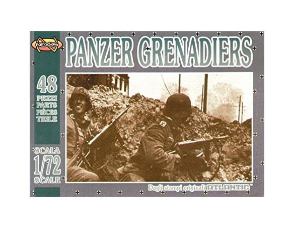 ATLANTIC ATL019 PANZER GRENADIERS KIT 1:72 Modellino