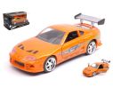 JADA TOYS JADA97345 BRIAN S TOYOTA SUPRA 1995 FAFT & FURIOUS 7 ORANGE 1:32 Modellino