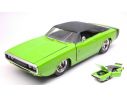 Jada JADA97595 DODGE CHARGER R/T 1970 GREEN W/BLACK ROOF 1:24 Modellino