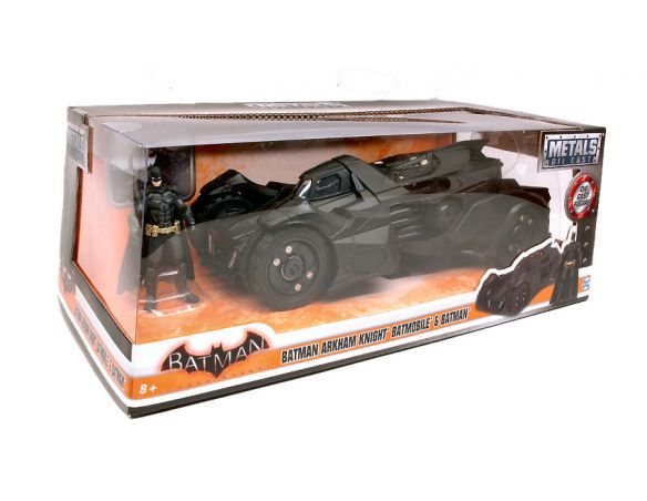 JADA TOYS JADA98037 BATMOBILE ARKHAM KNIGHT & FIGURE 1:24 Modellino