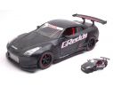 JADA TOYS JADA98646 NISSAN GT-R (R35) BEN SOPRA 2009 MATT BLACK JDM TUNERS 1:24 Modellino