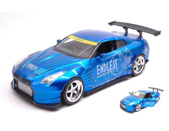Jada JADA98647 NISSAN GT-R (R35) BEN SOPRA 2009 METALLIC BLUE JDM TUNERS 1:24 Modellino