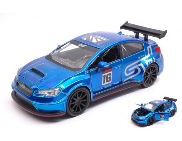 Jada JADA99089 SUBARU WRX STI 2016 WIDEBODY METALLIC BLUE JDM TUNERS 1:24 Modellino