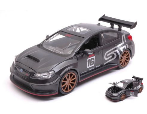 Jada JADA99090 SUBARU WRX STI 2016 WIDEBODY MATT DARK GREY JDM TUNERS 1:24 Modellino