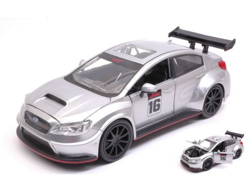 JADA TOYS JADA99092 SUBARU WRX STI 2016 WIDEBODY SILVER JDM TUNERS 1:24 Modellino
